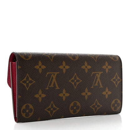 Louis Vuitton Monogram Emilie Wallet Fuchsia 3 of 9