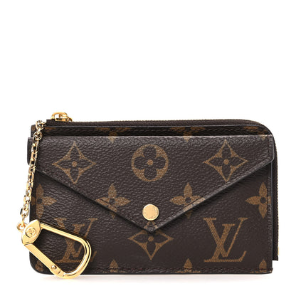 Louis Vuitton Monogram Recto Verso Card Holder Black 1 of 8