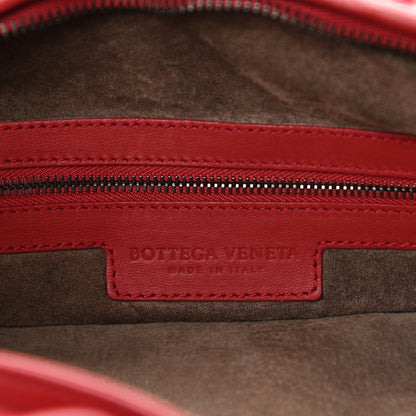 Bottega Veneta Nappa Intrecciato Ruffle Large Veneta Hobo Red 5 of 8