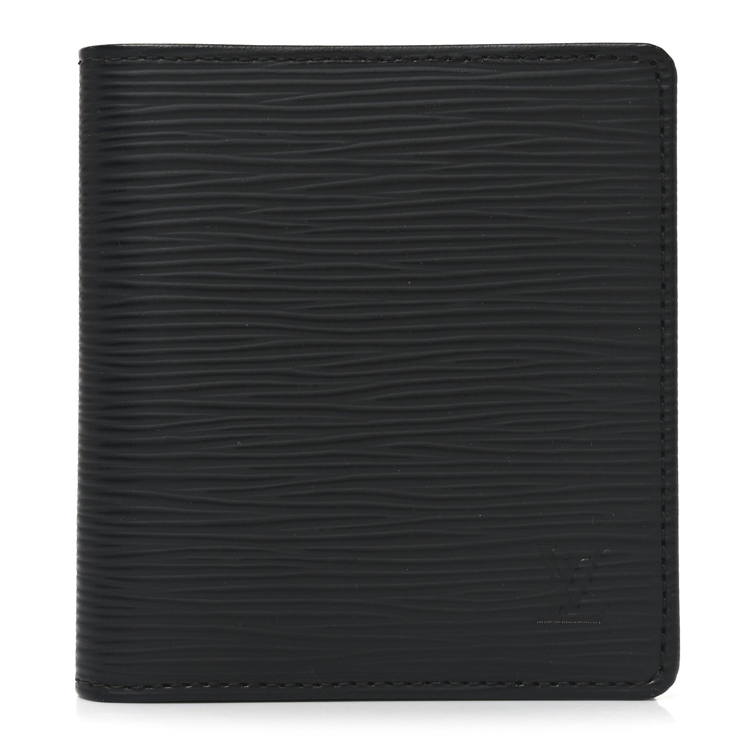 Louis Vuitton Epi 6 Card Billfold Wallet Black 1 of 12