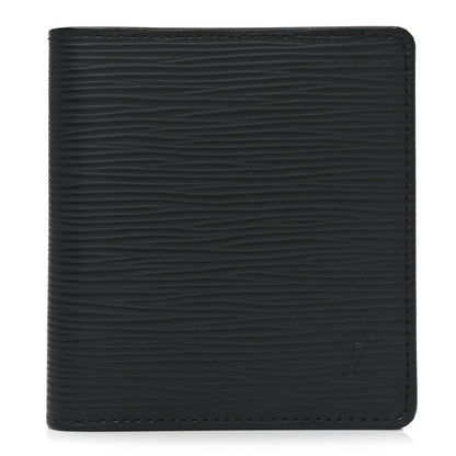 Louis Vuitton Epi 6 Card Billfold Wallet Black 1 of 12