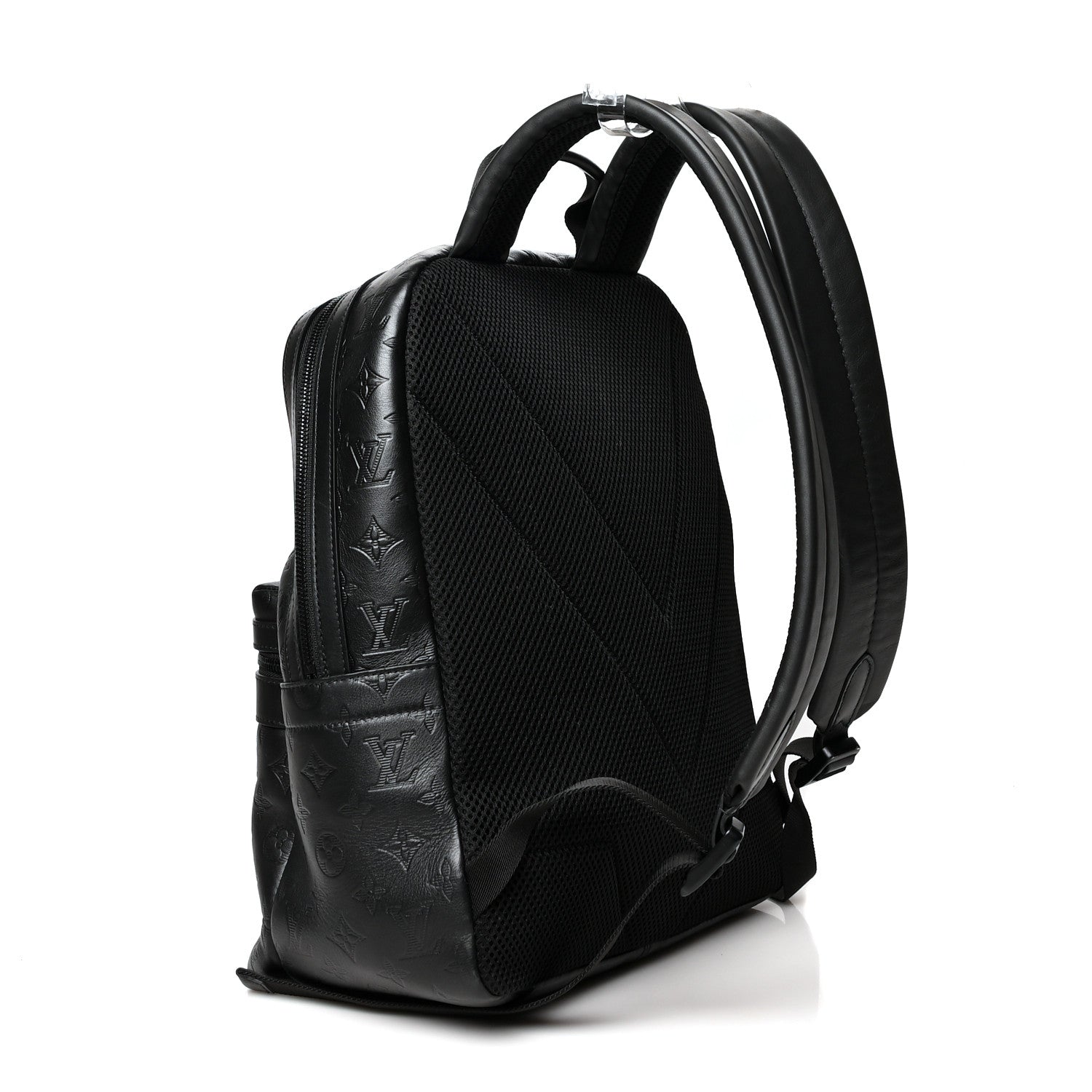 Louis Vuitton Calfskin Monogram Shadow Sprinter Backpack Black 3 of 15
