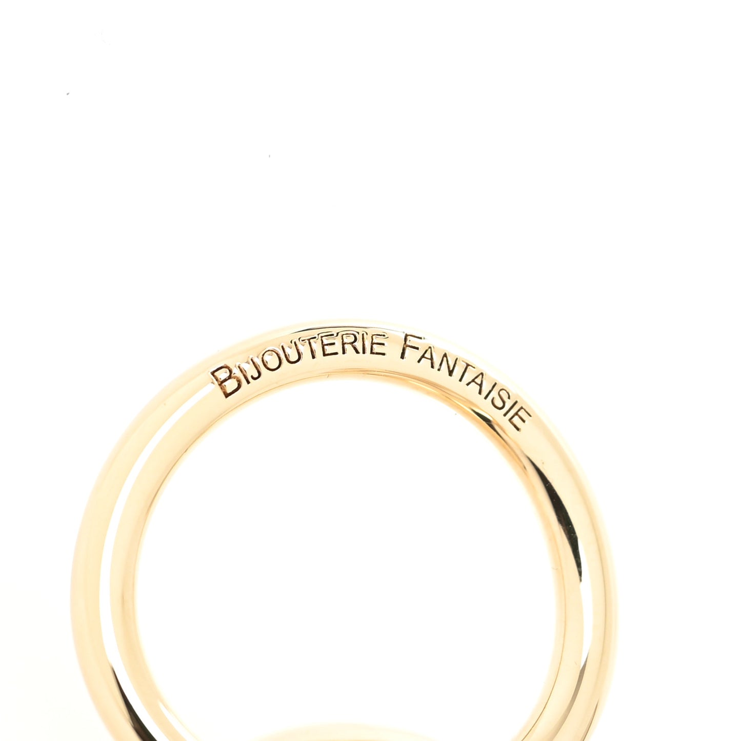 Permabrass Mors Scarf Ring Gold