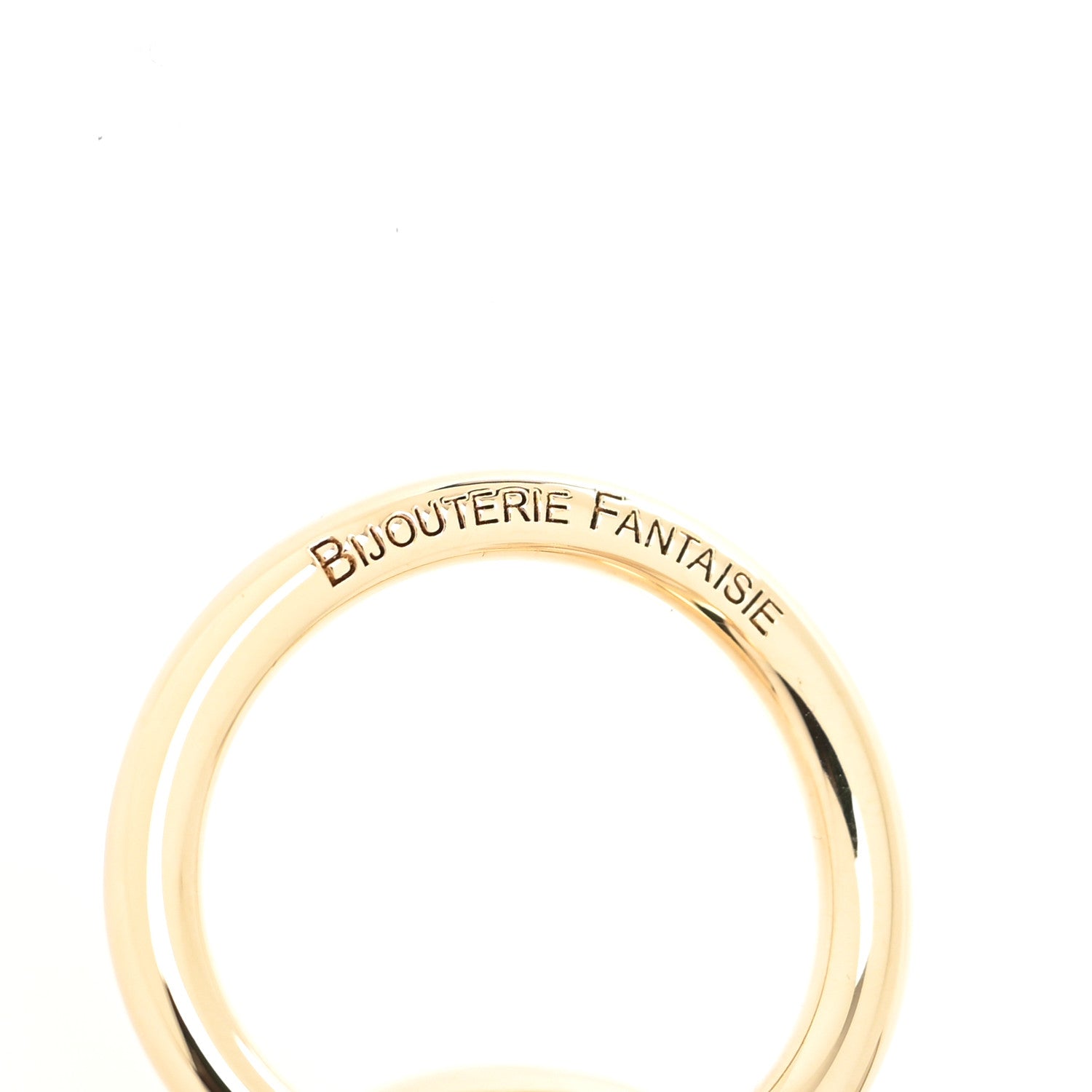 Hermes Permabrass Mors Scarf Ring Gold 5 of 5