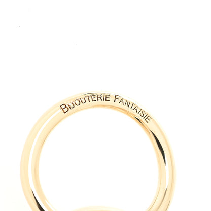 Hermes Permabrass Mors Scarf Ring Gold 5 of 5