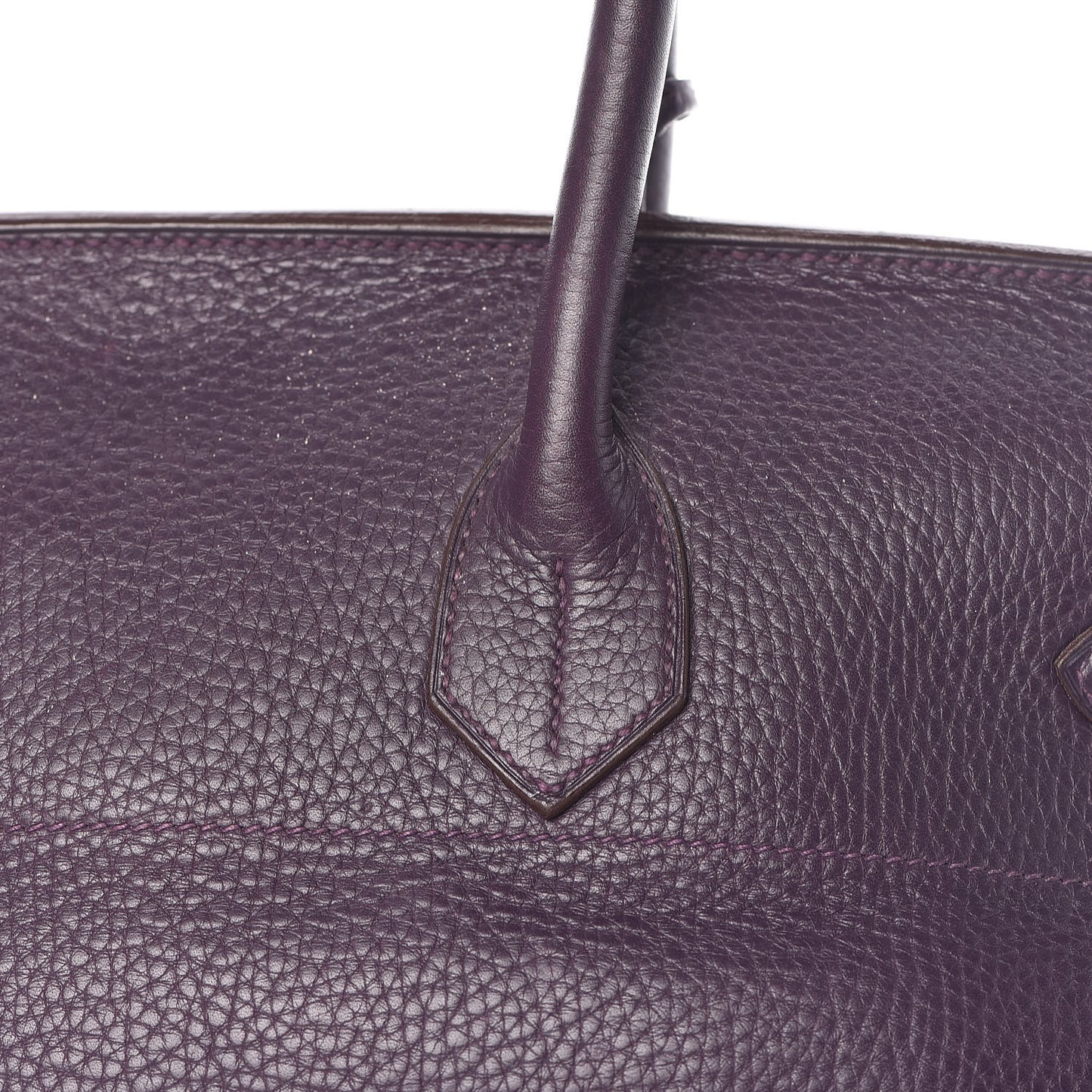 Taurillon Clemence JPG Birkin 42 Raisin