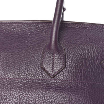Hermes Taurillon Clemence JPG Birkin 42 Raisin 29 of 56