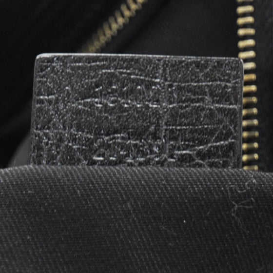 Gucci Monogram Large Horsebit Web Hobo Black 7 of 10