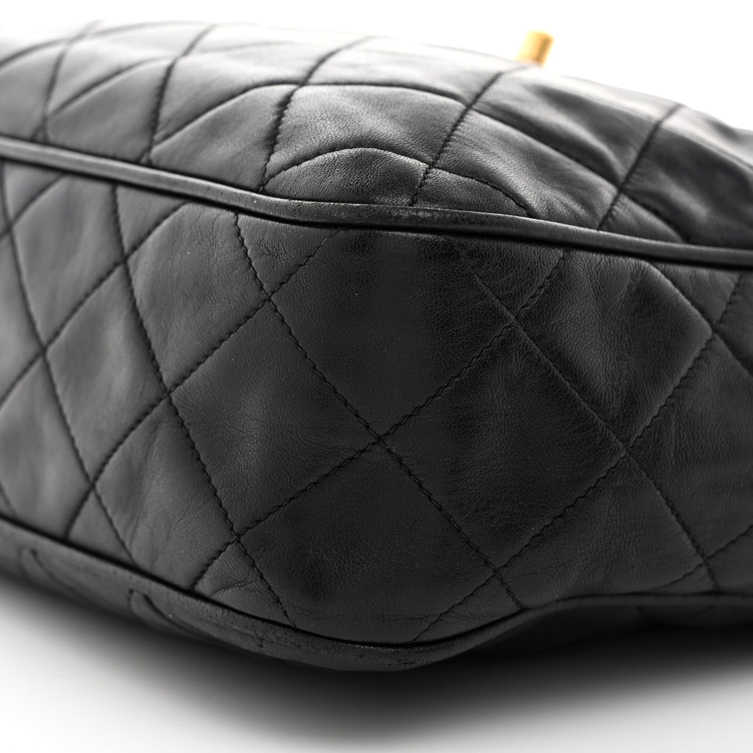 Chanel Lambskin Quilted Camera Case Black 11 of 11