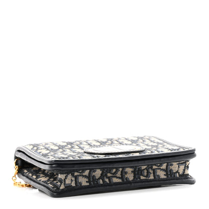 Christian Dior Oblique 30 Montaigne 2-In-1 Pouch Blue 4 of 11