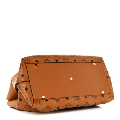 MCM Visetos Large Essential Tote Cognac 3 of 8