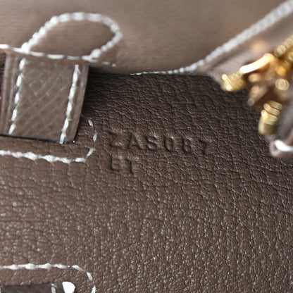 Hermes Epsom Kelly Sellier 25 Etoupe 7 of 11