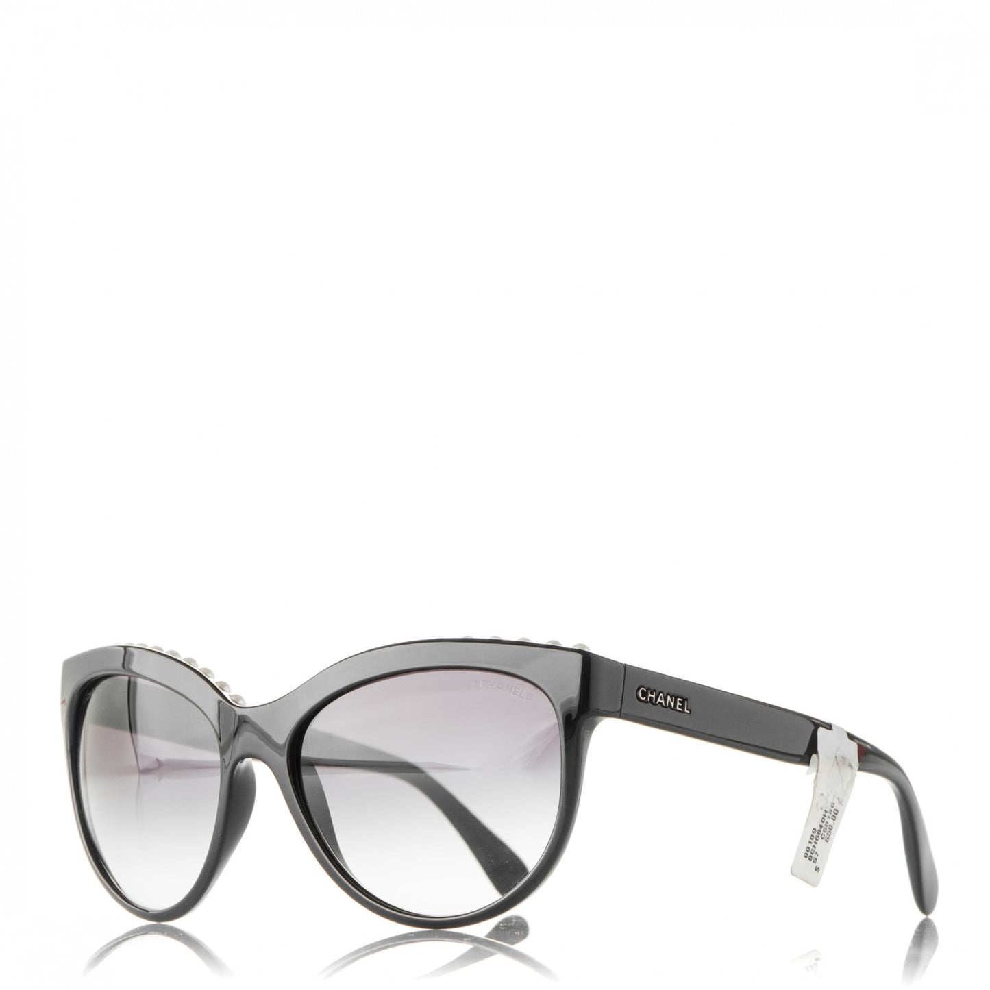 Freshwater Cultured Pearl Butterfly Sunglasses 6040-H Black