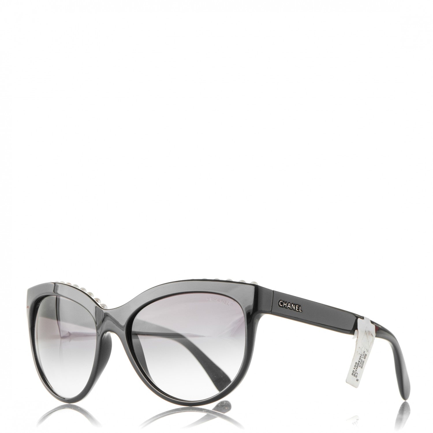 Chanel Freshwater Cultured Pearl Butterfly Sunglasses 6040-H Black 1 of 8