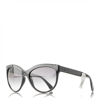 Chanel Freshwater Cultured Pearl Butterfly Sunglasses 6040-H Black 1 of 8