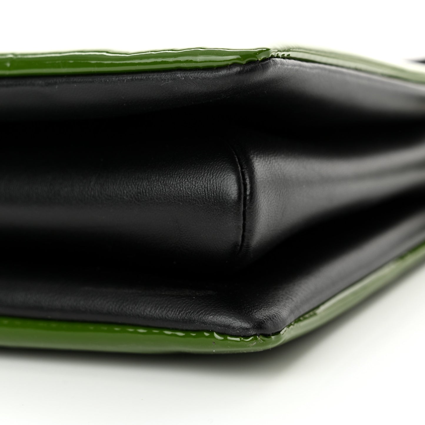 Patent Embossed Monogram Coussin PM Green Black