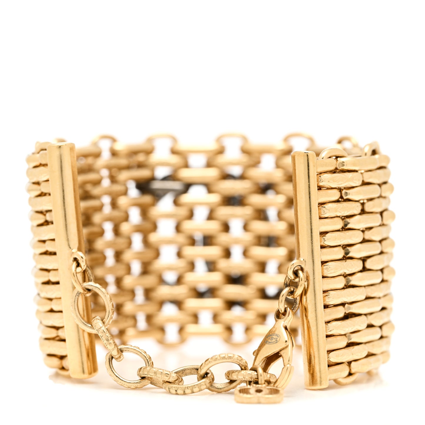 Crystal CC Chain CC Bracelet Gold Silver