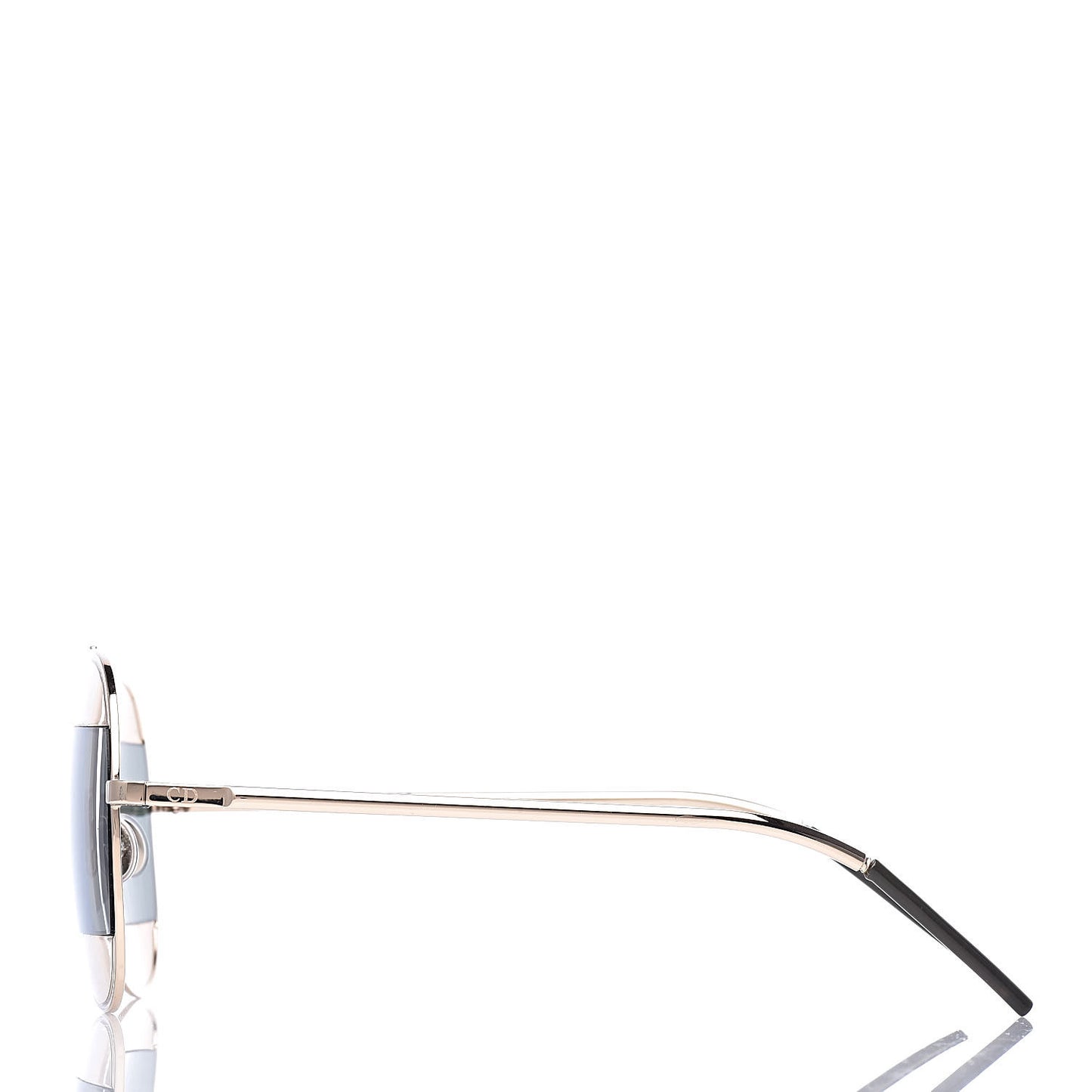 Split 1 Aviator Sunglasses Gold Silver