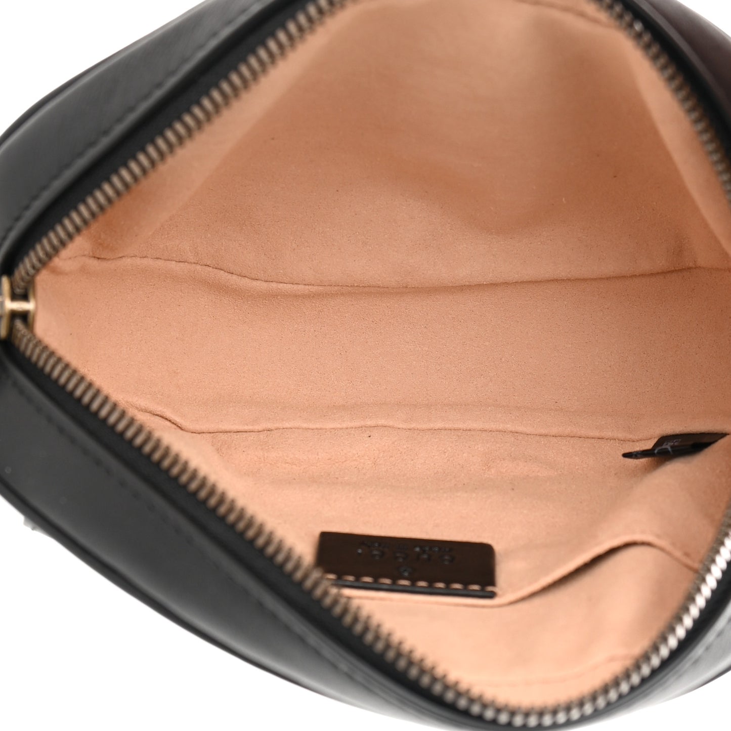 Calfskin Matelasse GG Marmont Belt Bag 75 30 Black