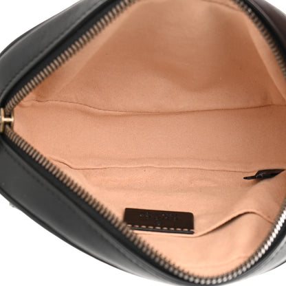 Gucci Calfskin Matelasse GG Marmont Belt Bag 75 30 Black 5 of 14