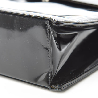 Chanel Vinyl CC Flap Bag Black 7 of 19