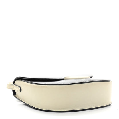 Celine Glazed Calfskin Small Bi-Color Trotteur Dark Grey 4 of 12