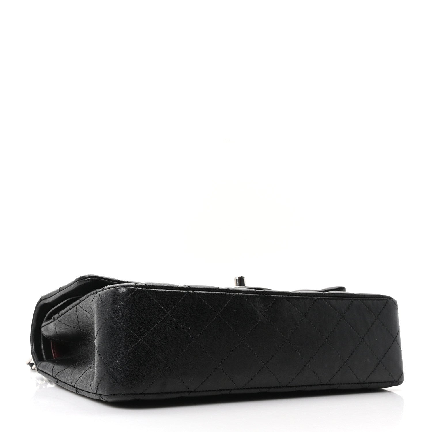Chanel Lambskin Quilted Medium Double Flap Black 3 of 10