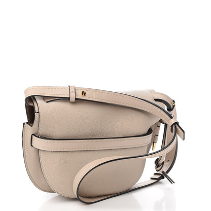 Loewe Grained Calfskin Small Gate Crossbody Bag Light Oat 2 of 7
