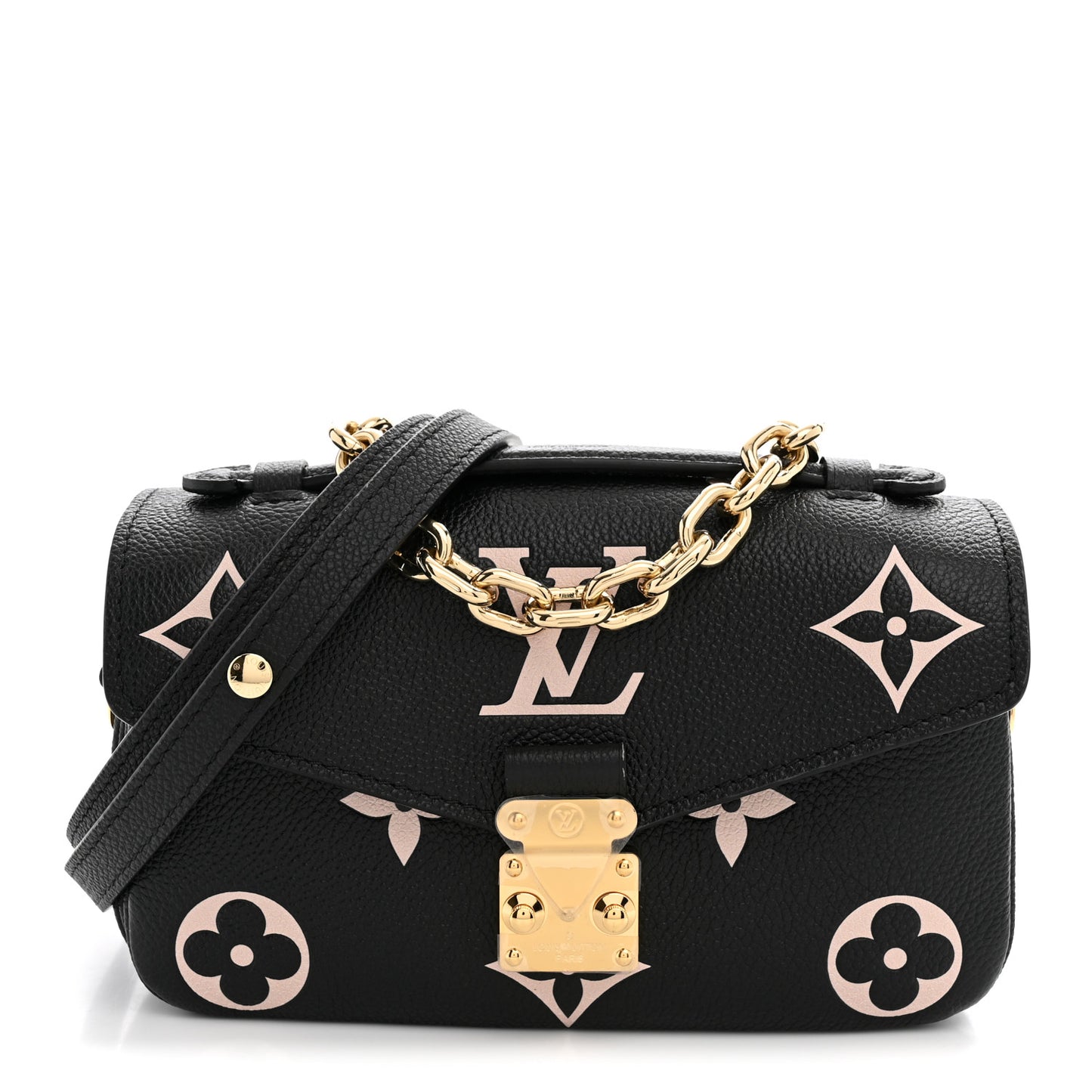 Empreinte Monogram Giant Pochette Metis East West Black Beige