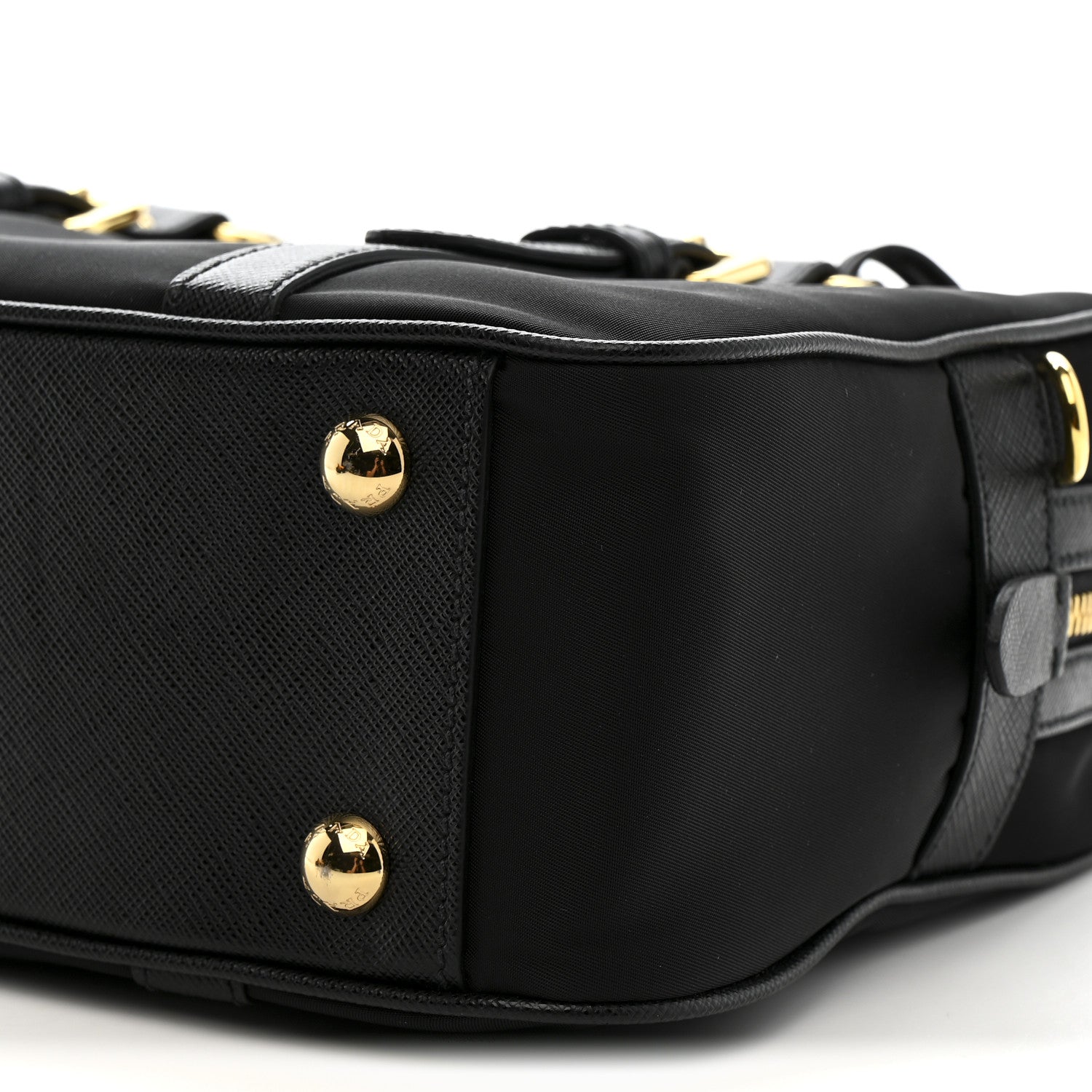 Prada Tessuto Nylon Saffiano Bauletto Black 10 of 10