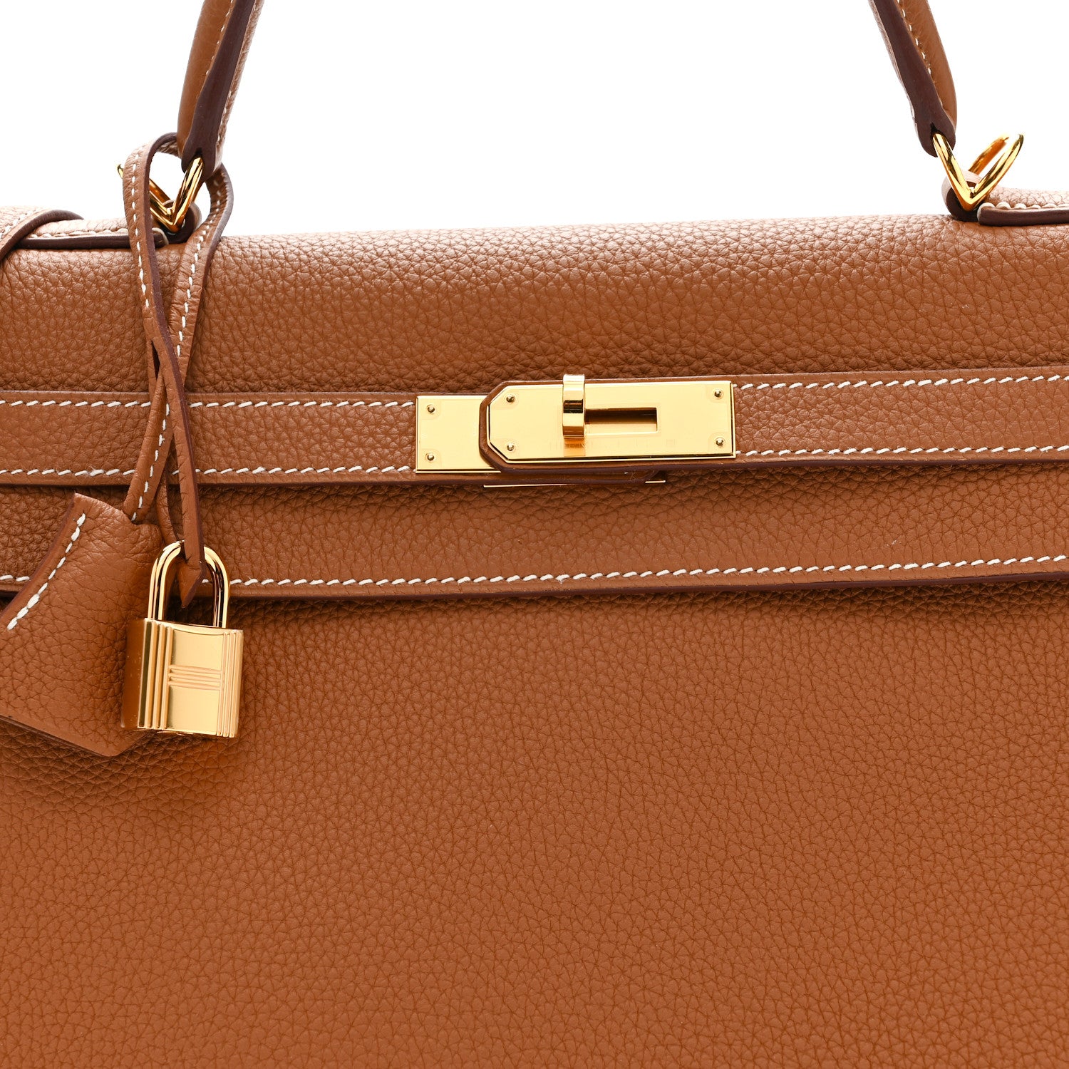 Hermes Togo Kelly Retourne 32 Gold 8 of 11