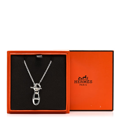 Hermes Sterling Silver Amulette Chaine d'Ancre Necklace 5 of 5