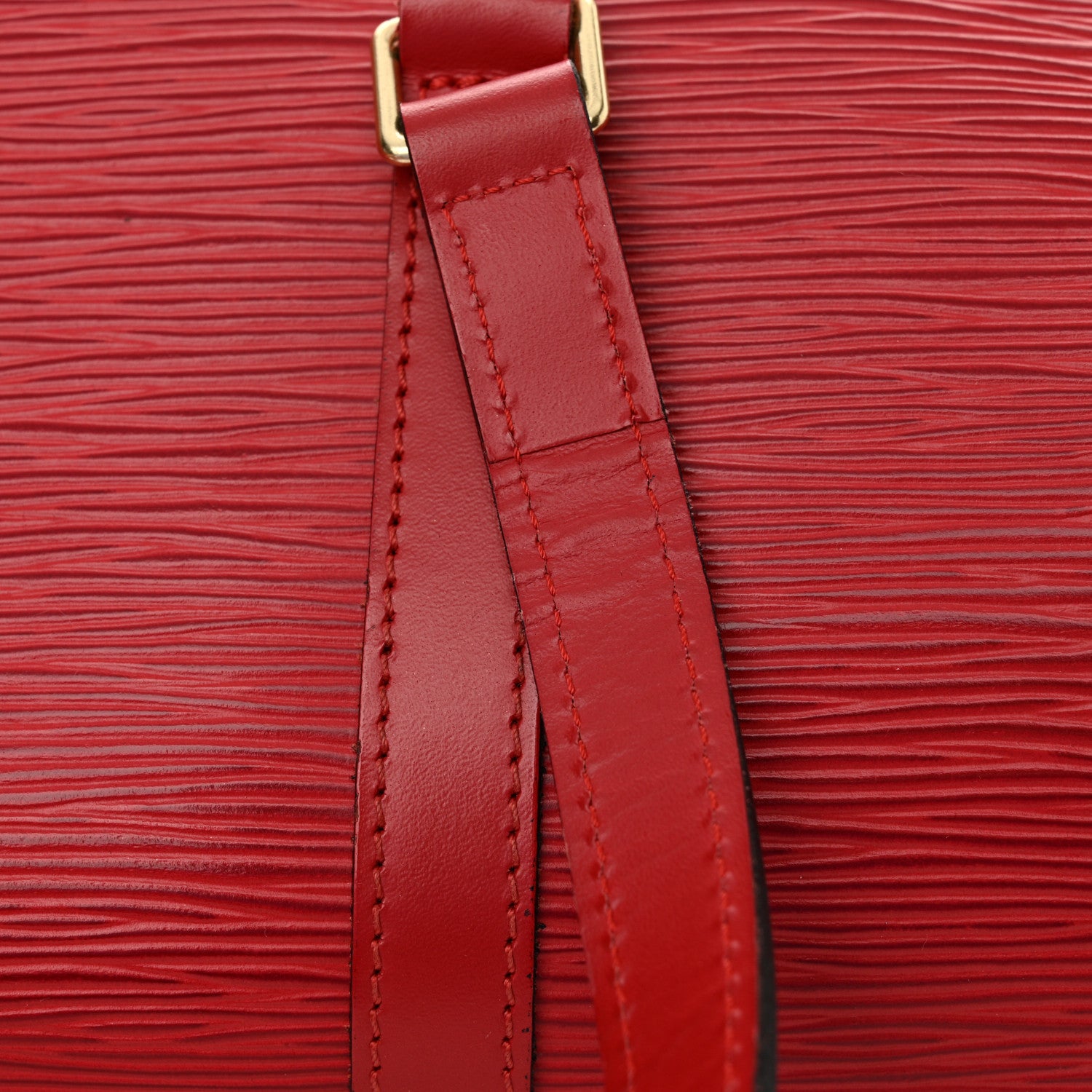 Louis Vuitton Epi Soufflot Castillan Red 18 of 18