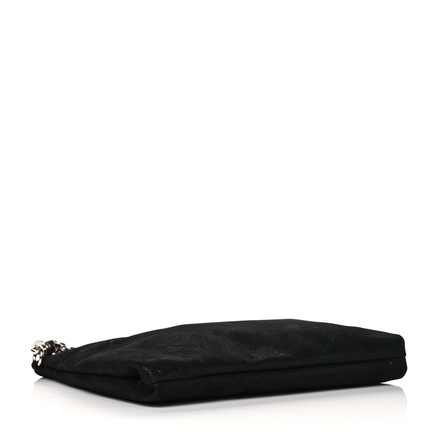 Jimmy Choo Shimmer Suede Callie Clutch Bag Black 3 of 9