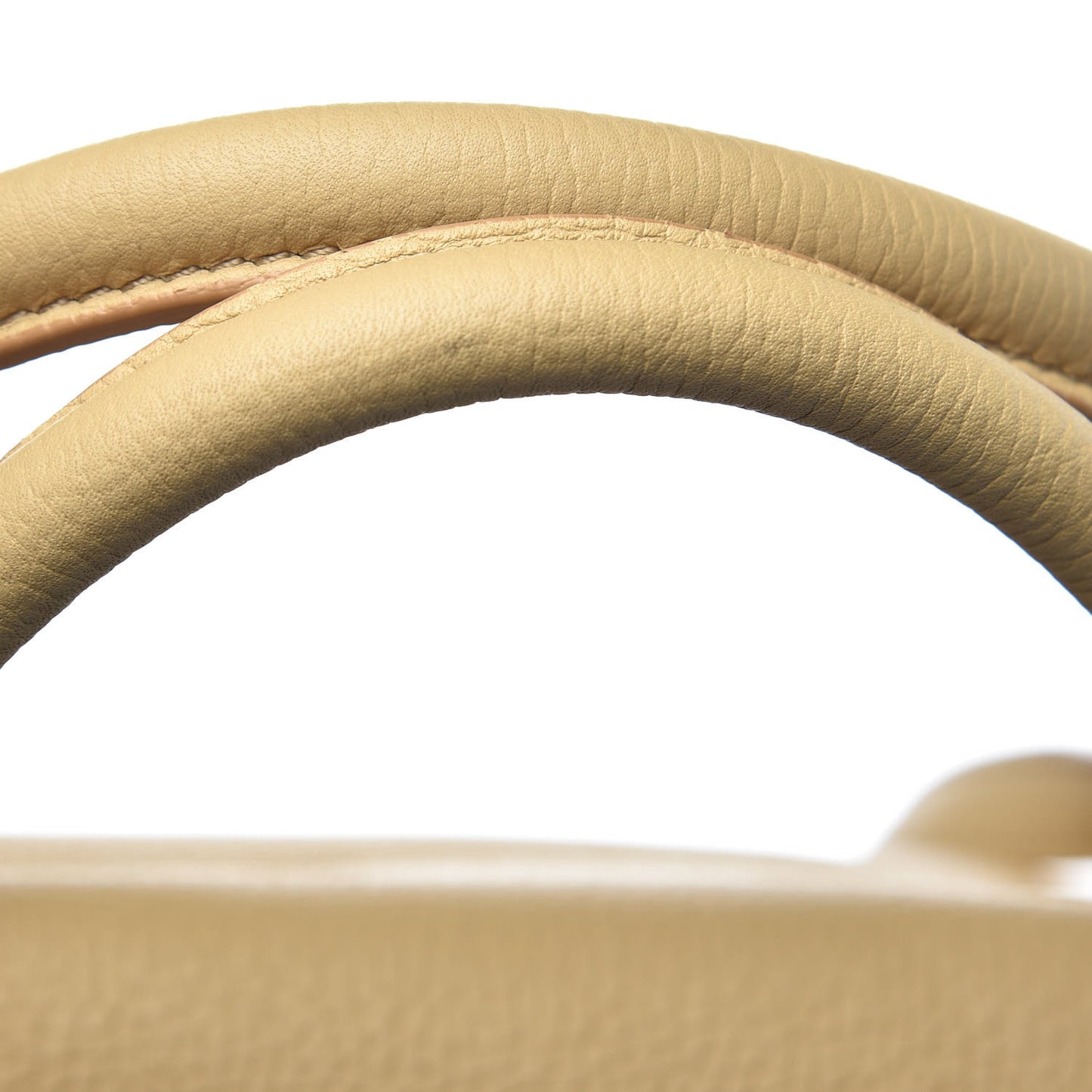 Supple Grained Calfskin Small Big Bag Sand