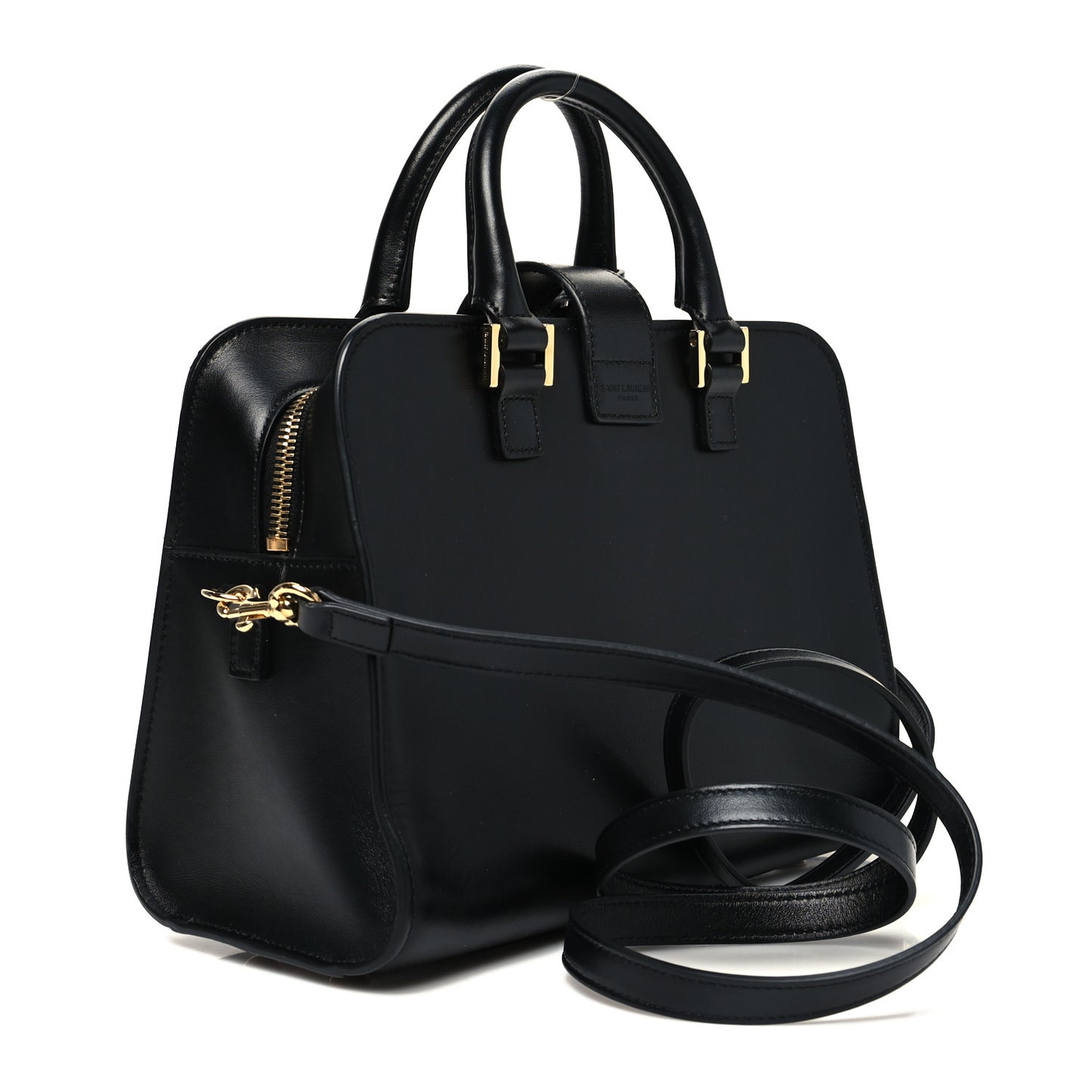 Calfskin Monogram Baby Cabas Black