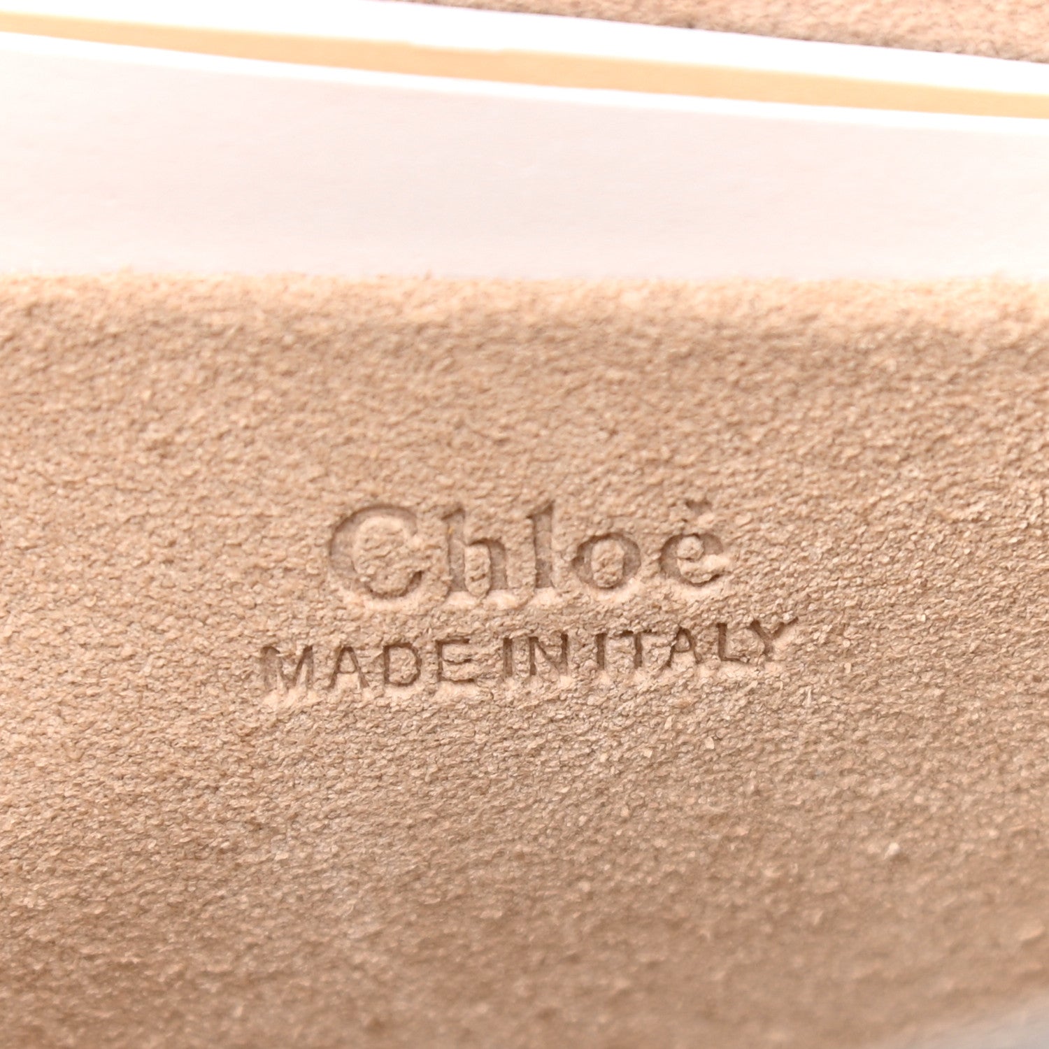 Chloe Calfskin Suede Medium Nile Bracelet Bag Dark Ochre 6 of 9