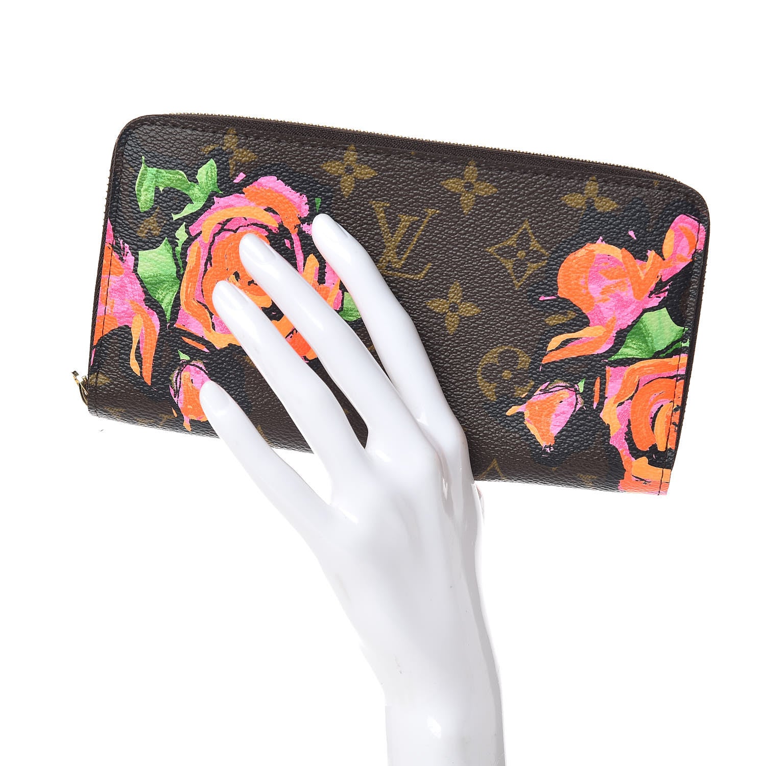 Louis Vuitton Monogram Roses Zippy Wallet 2 of 9