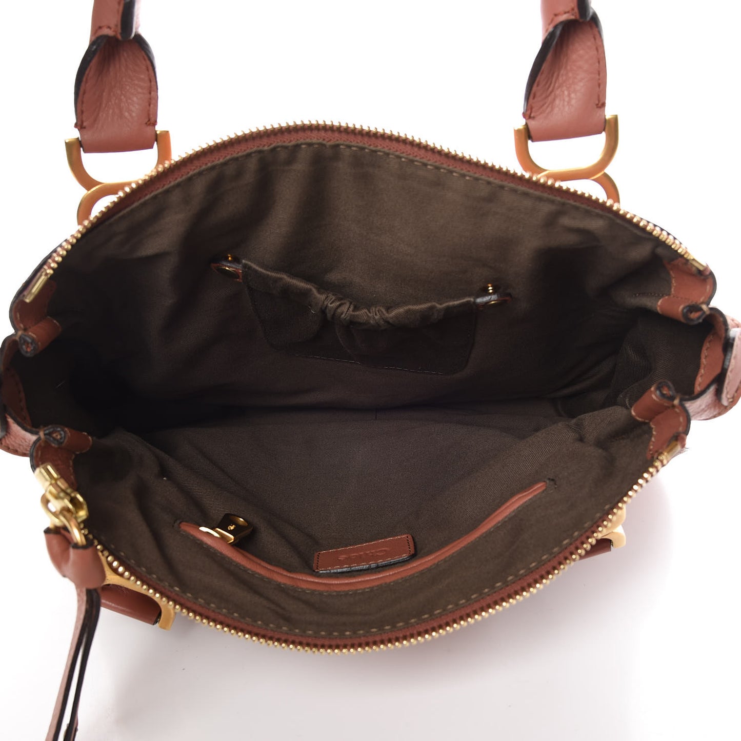 Calfskin Medium Marcie Satchel Coral