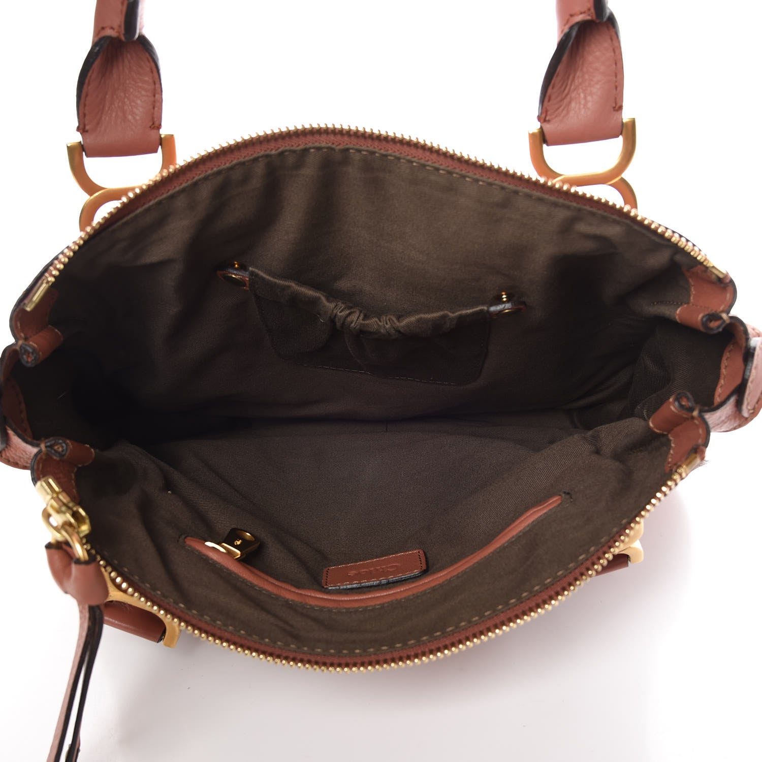 Chloe Calfskin Medium Marcie Satchel Coral 7 of 12