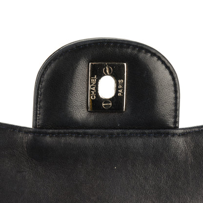 Chanel Distressed Patent Quilted Jumbo Single Flap Navy 6 of 10