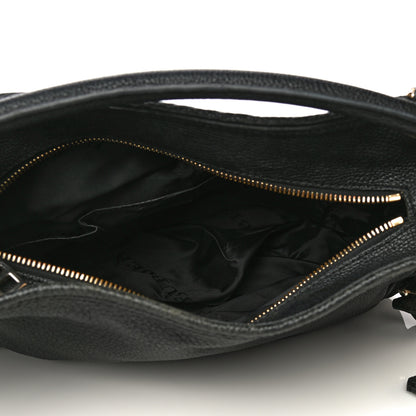 Burberry Calfskin Hobo Black 4 of 10