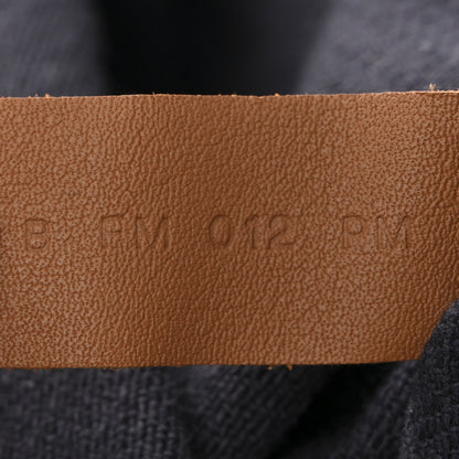Hermes Canvas Swift Aline Grooming Bag Navy 7 of 11