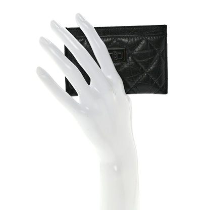 Chanel Aged Calfskin Quilted Reissue Card Holder So Black 2 of 11