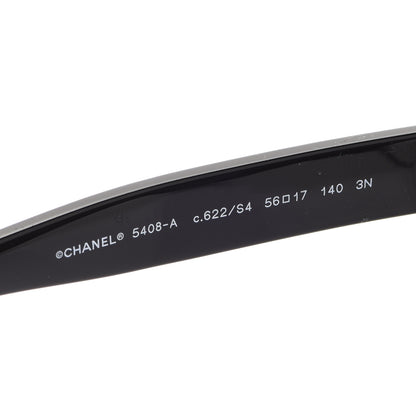 Chanel Acetate Square Sunglasses 5408 Black 5 of 8