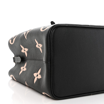 Louis Vuitton Empreinte Monogram Giant Neonoe MM Black Beige 11 of 13
