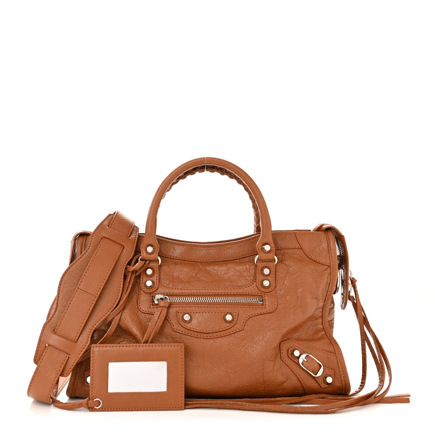 Balenciaga Agneau Classic Silver Hardware S City Camel 1 of 14