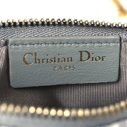 Christian Dior Oblique Saddle Chain Long Wallet Grey 10 of 13