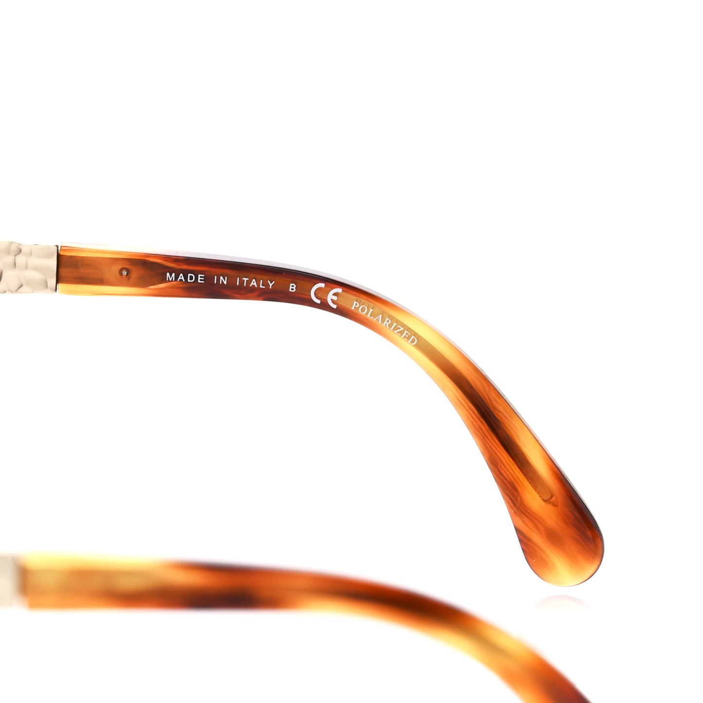 Acetate Metal Rectangle Sunglasses 5442-A Tortoise