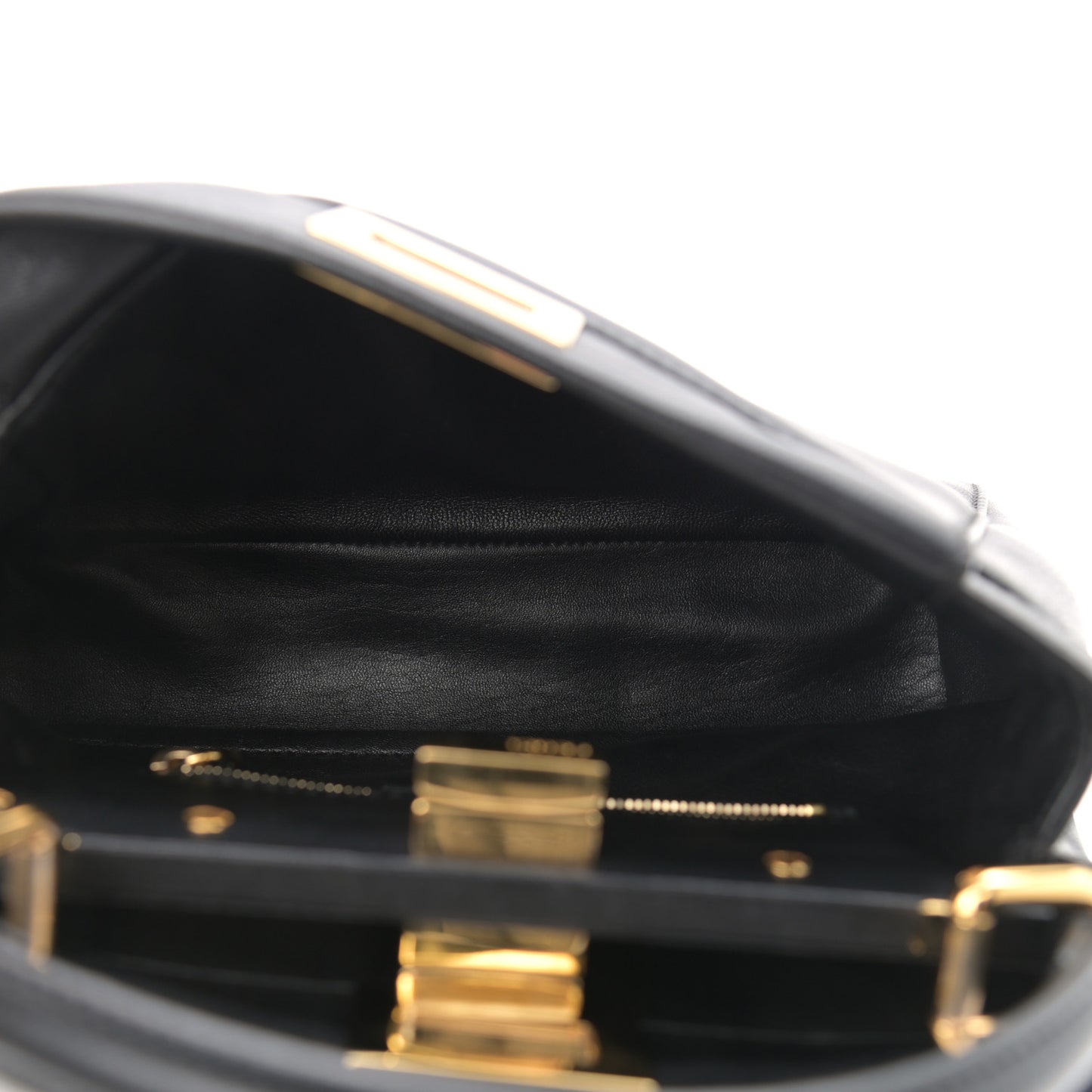 Nappa Mini Peekaboo Iconic Satchel Black